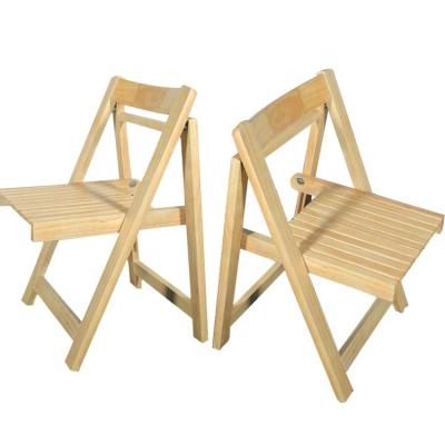 China Wholesale Customized Garden Color Solid Wood Natural Outdoor Wedding Picnic Solid Wood Folding Chairs for sale