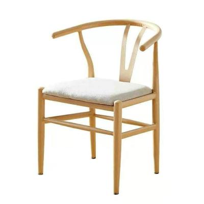 China Durable Modern Wishbone Garden Patio Chair Manufacturer Nordic Wood Dining Restaurant Fork Chairs for sale