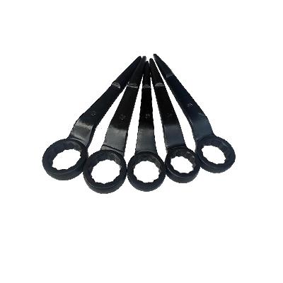 China 1-300mm 40 Types Cr 12 Point Socket Wrench Tools Steel Gripping Types Impact Hammer Ring Spanner DIN 7444 Wrench for sale