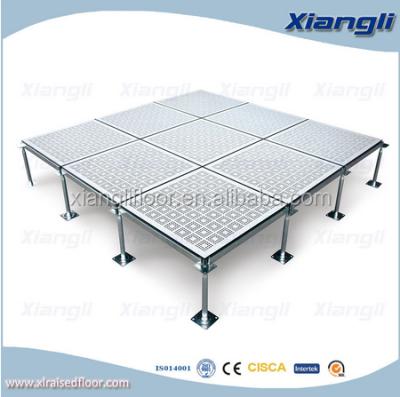 China Computer room raised floor, air flow panel, steel raised floor for sale