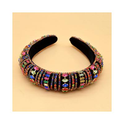 China Top Grade Sponge Manufacturers Supply Hot Rhinestone Headband Wholesale Fashion Headband for sale