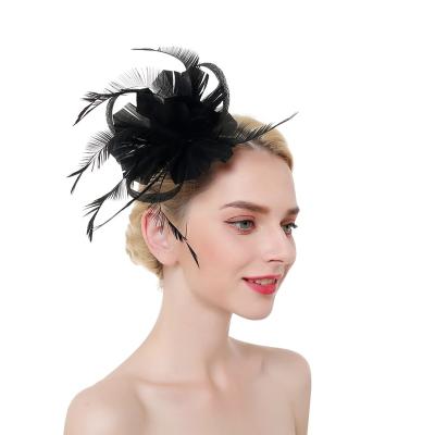 China Fashional Pretty Lady Party Day Fascinator Cut Wedding Fascinator Hats For Crazy Women for sale