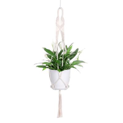 China Home Decoration Flower Wall Hanging Macrame Plant Hanger for sale