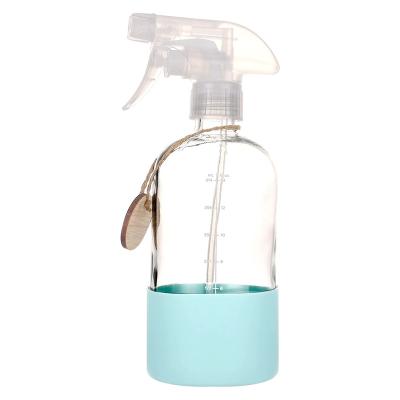 China Popular New Style Cosmetic Round Glass Boston Hand Wash Soap Bottle With Spray Lotion Pump for sale