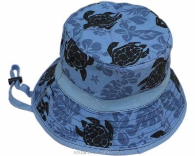 China Character Cotton Twill Pants Twill Customize Collating Heat Transfer Printing Bucket Hat for sale