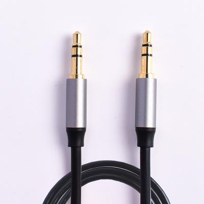 China Car Audio Cable 3.5mm Nylon Braided Male Aux. cord to male stereo laptop adapter cable for sale