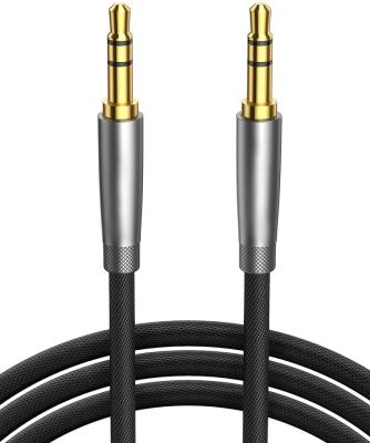 China Car 3.5mm Male To Male Stereo High Fidelity Noise Auxiliary Audio Cable For Headphones Car Home for sale