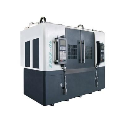 China Building Material Stores Factory Price RD-VL6065S Double Axis Vertical Lathe Machine Heavy Duty CNC Lathe Machine Vertical Machining Center for sale