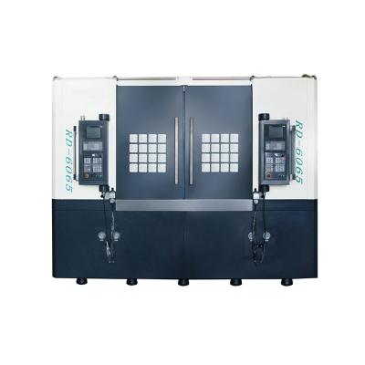 China High Rigidity CNC Machinery Repair Shops Vertical Lathe Machine New Chinese Heavy Duty Automatic Metal RD-VL6065S Dual Axis for sale