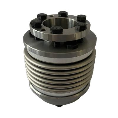 China Building Material Stores Using Latch Blocks Connect Bellows Coupler Stainless Steel Flexible Coupling For CNC Motors for sale