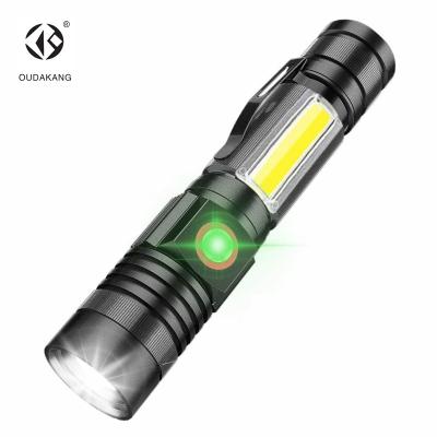 China Zoomable led torch sale amazon rechargeable long range light warm portable zoomflashlights high lumens linternas led flashlight Alta potencia for sale