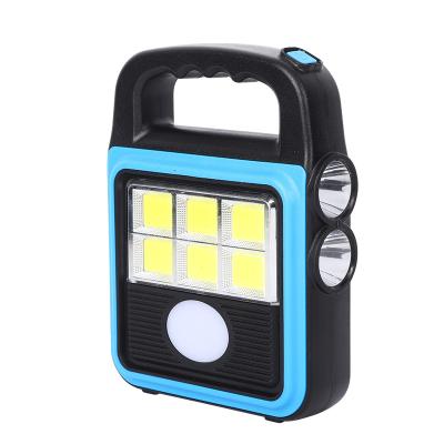 China Solar Fill Outdoor Portable Multifunctional USB Charging Function Camping Solar Fill Lamp LED Emergency Lighting Work Light for sale