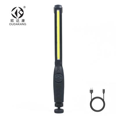 China Auto Repair USB COB LED Rechargeable Magnetic Base Light 700 Lumen Handheld Work Light For Car Repairing Home Garage Outdoor for sale