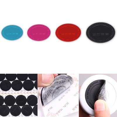 China Multicolor Stocked More Sizes Around Bottom Rubber Non-Slip Mat Self Adhesive Cup Tumbler Coaster Pad With 3M Glue for sale