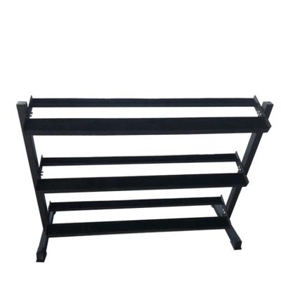 China Hot Selling Ten Pair American Style Fitness Bodybuilding Custom Size Dumbbell Set Rack For Home Gym for sale