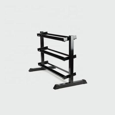 China Hot Selling American Style Mass Production Customized Commercial 10 Pair Dumbbell Storage Rack For Training for sale