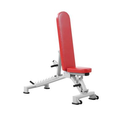 China Commercial Custom Red Gym Fitness Equipment 90 Degree Adjustable Bench Gym Bench for sale