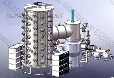 China Máquina multi grande de la galjanoplastia del vacío del arco, máquina de capa de acero inoxidable del oro de los muebles PVD en venta