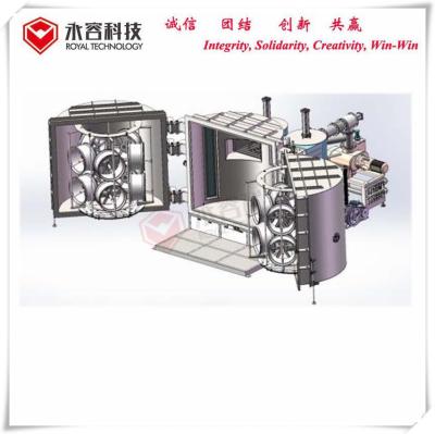 China Máquina de cromagem dura para máquina de cromagem de cromo preto magnetron sputtering para roda de carro à venda