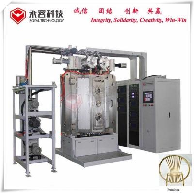 Chine Machine de revêtement titanique de la nitrure PVD de meubles, machine d'électrodéposition d'arc des meubles PVD de solides solubles, équipement multi de revêtement d'arc à vendre