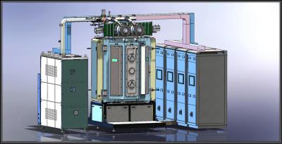 China Equipo de la vacuometalización de la película fina de PECVD DLC, sistema de la deposición de la farfulla del grafito en venta