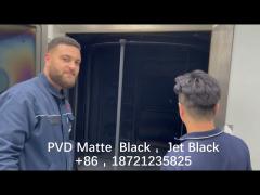 PVD Jet Black Coatings, PVD Matte Black, PVDMirror Black