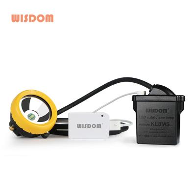 China High Quality Underground Mine WISDOM KL8MS Led Miner Headlamp 10400 mAh for sale