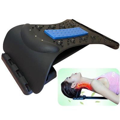 China Wholesale Durable Magic Back Neck Pain Relief Stretcher Adjustable Muscle Pain Therapy Acupoint Massager Fitness Shoulder Massager for sale