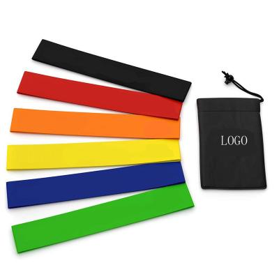 China 2021 Wholesale Custom Logo Yoga Gym Exercise Booty Hip Booty Cloth Yoga Fitness Accessories Nylon Resistance Bands Full Body Exercise Bands 2021 for sale