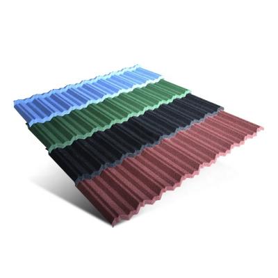 China Britain Lightweight Building Materials Corrugated Aluminum Roofing Sheet Coated Stone Metal Roof Tile for sale