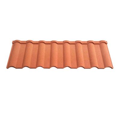 China Lightweight Coated Metal Roof Tile Netting Solar Stone Roof Sheet Galvanized Sand Coated Metal Roofing Sheets for sale