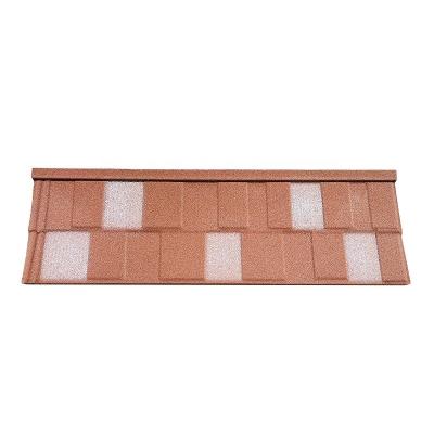 China Modern Stone Metal Coated Roof Tile Making Machine Metal Roof Shingles Roof for sale