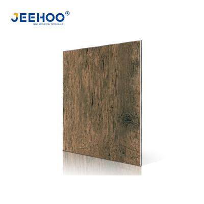 China Exterior Wall Building Sandwich Panel Fireproof Aluminum Wood Marble Aluminum Composite Panel for sale