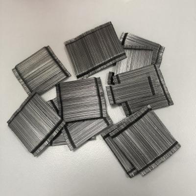 China Länge von 60mm klebte gehakte Enden-Stahl-Faser 80/60 für konkrete Verstärkung zu verkaufen