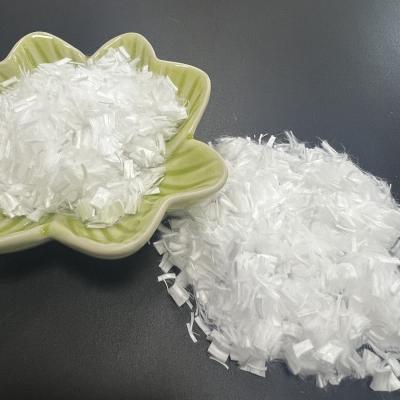 China White Staple Fiber 6mmx1.66dtex Short Cut Corn PLA Fiber For Petroleum Drilling for sale