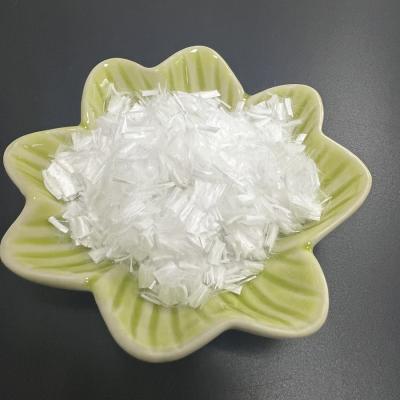 China White Chopped Fiber 1.5D*6mm Corn PLA Fiber For Oil Industry Drilling Fluid for sale