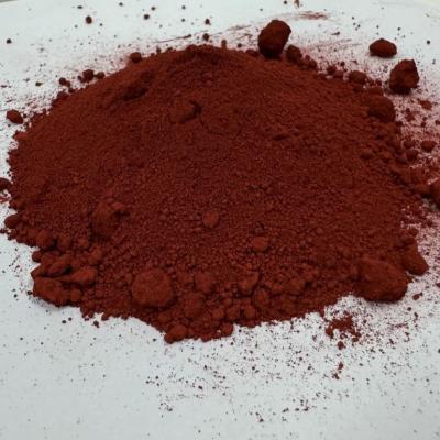 China Materia prima química de alta pureza pigmento inorgánico óxido de hierro rojo para ladrillos de hormigón en venta