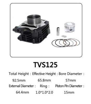 Chine Moto indienne du modèle TV 125 grands kits de cylindre de trou avec l'anti corrosion à vendre