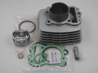 China Black Motorcycle Cylinder Kit / Bajaj Boxer BM150 Cylinder Repair Kit for sale