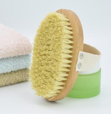 China EXFOLIATING 100% Vegan Dry Brushing Body Brush Exfoliating Wet Skin Brush for Cellulite and Lymphatic for sale