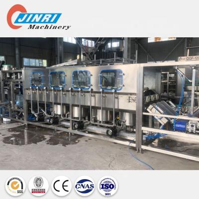 China QGF-450 5 gallon water bottle washing filling and capping machine for sale