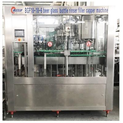 China Beverage CE Approved Automatic Beer Glass Bottling Equipment 1500BPH for sale