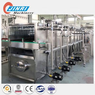 China Beverage pasteurizer pasteurization tunnel beer filling line for sale