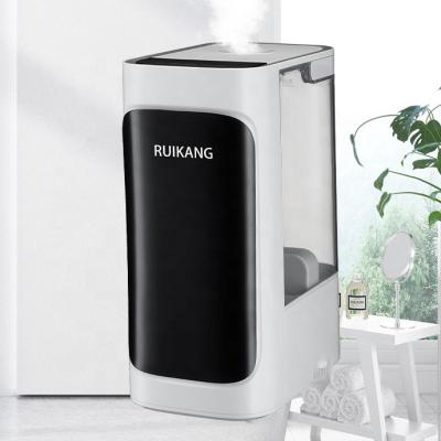 China Household Ready To Ship 5L Ultrasonic Silence Spray Remote Control Top Filling Transparent Water Tank 12 Hours Timing Air Humidifier for sale