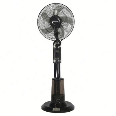 China 16 Inch Blades Bladeless Mist Hotel Water Fan Electric Rechargeable Oscillating Cooler Fan 3 5 Stand For Factory Price for sale