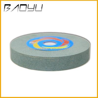 China Flexible Hole Silcon Carbide Green Silicon Carbide Grinding Wheel for sale