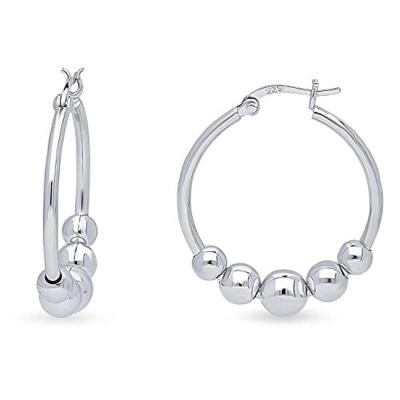 China lead free & Nickel Free Fashion Cheap Delicacy Customized 925 Sterling Silver Jewelry Women Ball Circle Earrings for sale