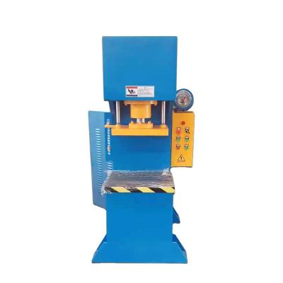 China Metal Working Single Column hydraulic press stamping hole pipe punching machine for sale