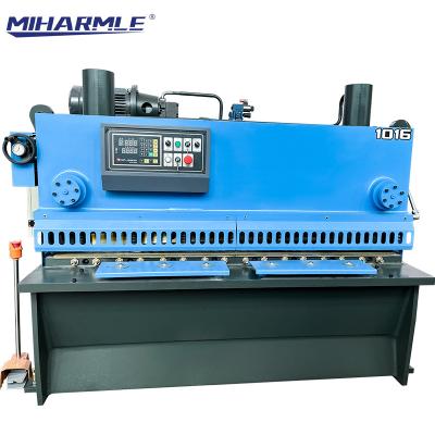 China Metal Sheet cutting Miharmle MD11 CNC system guillotine shearing machine with CE certificate for sale