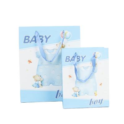 China Recyclable Cute Gift Paper Bags For Baby Packaging Paper Bags For Clothing Packaging Gift Bags Birthday for sale